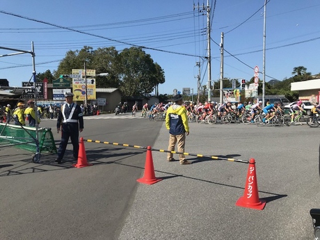 交通規制の様子