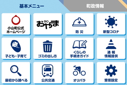 基本メニューの画像