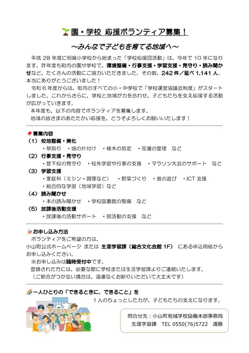 R7小山町内園・小中学校応援ボランティア募集案内（070513）_1