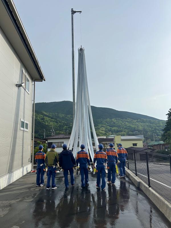 片付けも訓練