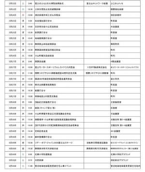 5月16日～5月31日町長予定（2）