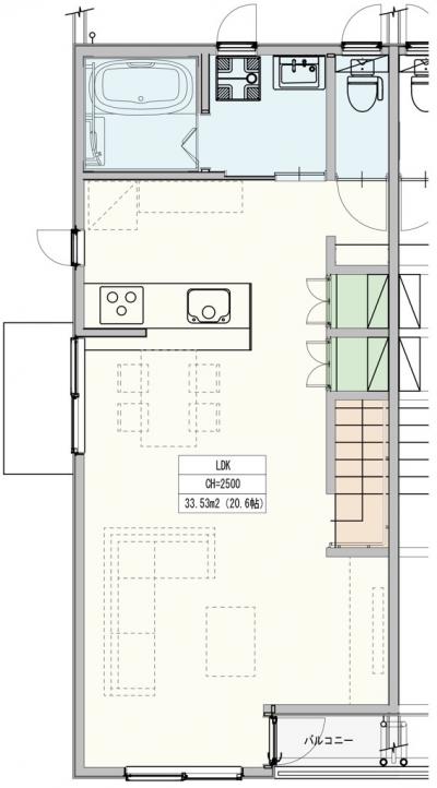 Aタイプ2階間取り図