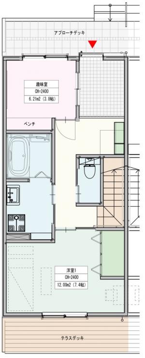 Eタイプ1階間取り図